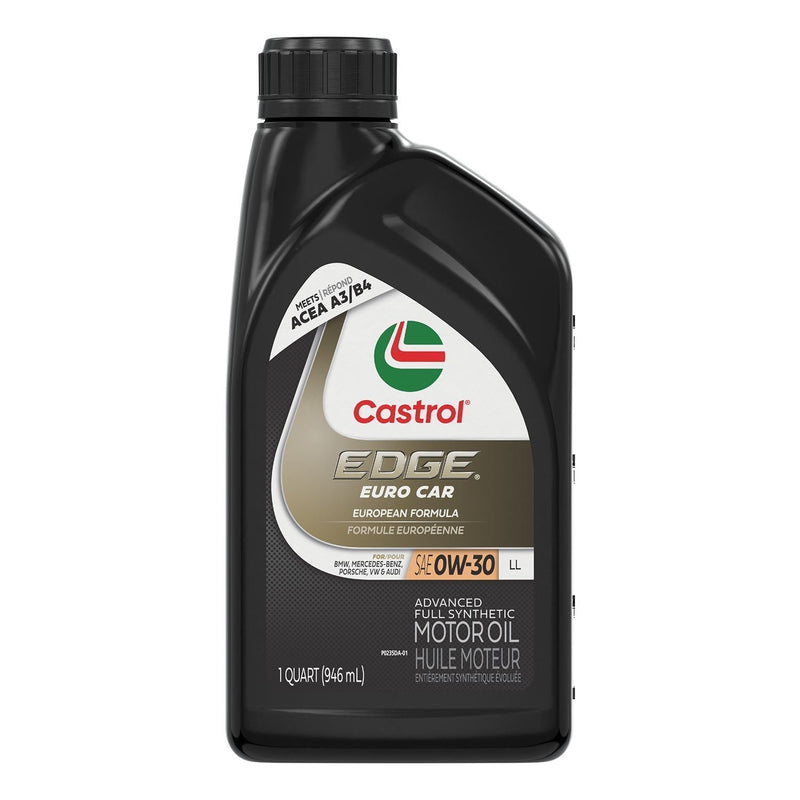 Castrol EDGE Euro LL 0W30 Advanced Synthetic Engine/Motor Oil, 946-mL J7