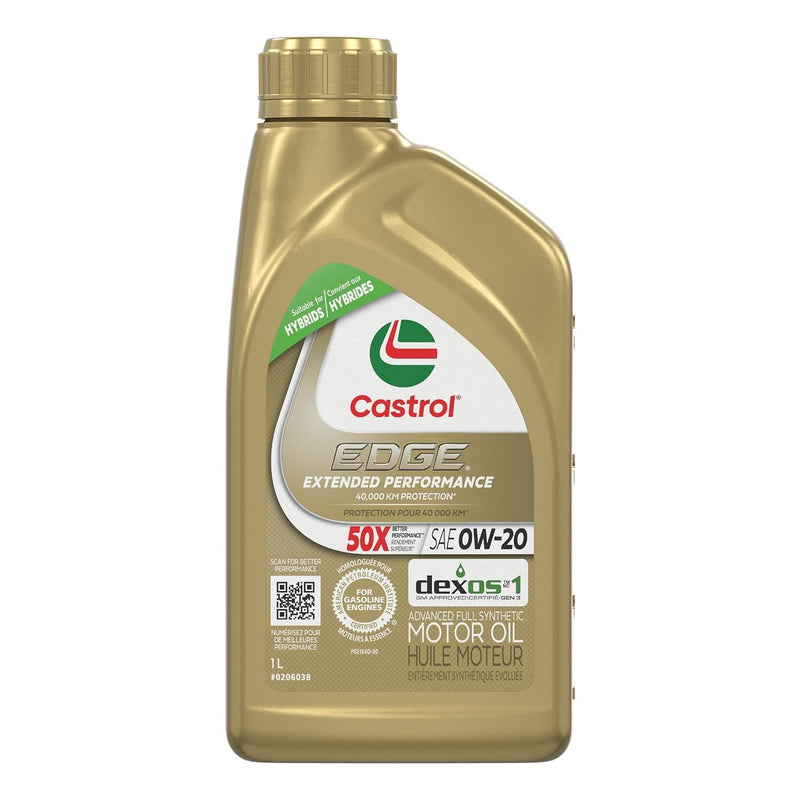 Castrol EDGE Extended Performance 0W20 Synthetic Engine/Motor Oil, 1-L P2