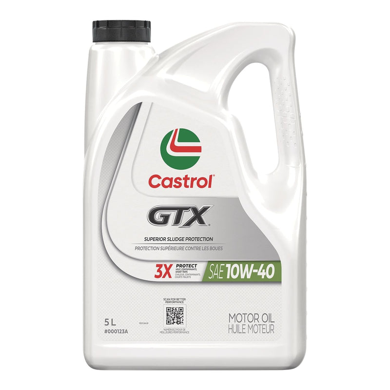 Castrol GTX 10W40 Conventional Engine/Motor Oil, 5-L W1