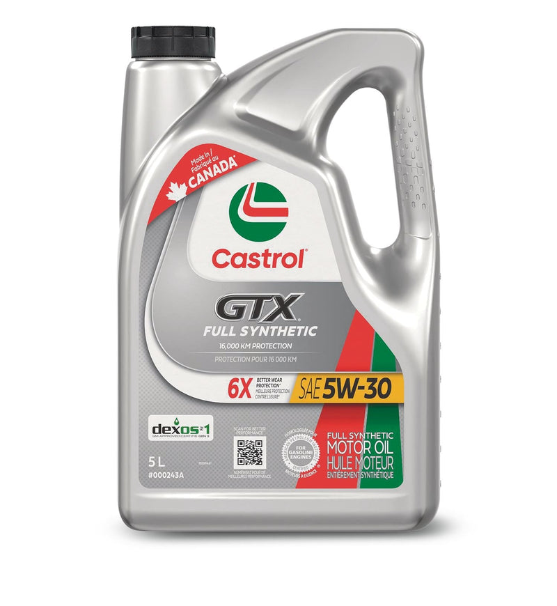 Castrol GTX Full Synthetic 5W30 Engine/Motor Oil, 5-L Jug C5