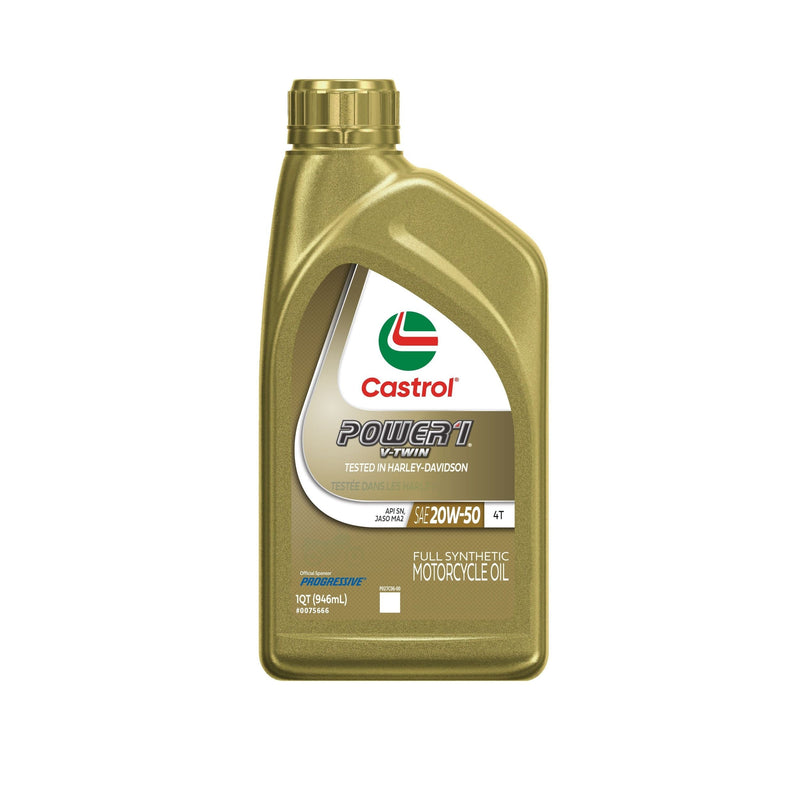 Castrol Power 1 Motorcycle Oil 4T 10W40, 946mL R7