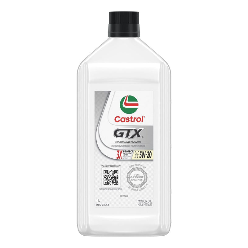 CastrolGTX 5W20 Conventional Engine/Motor Oil, 1-L F3