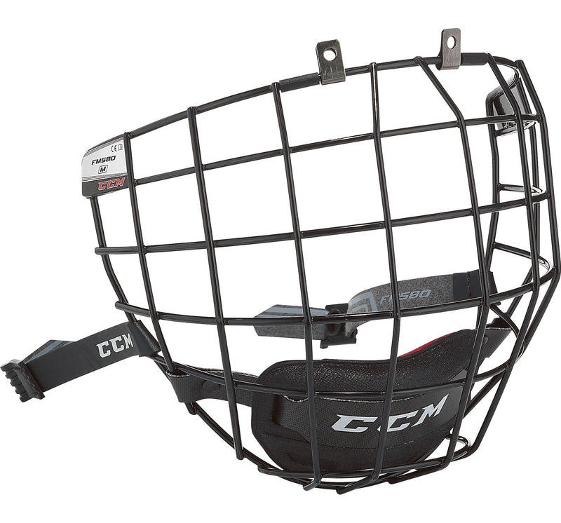 CCM 580 Senior Hockey Cage Mask, Silver N7