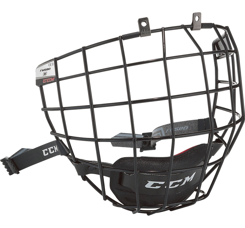 CCM 580 Senior Hockey Cage Mask, White T8
