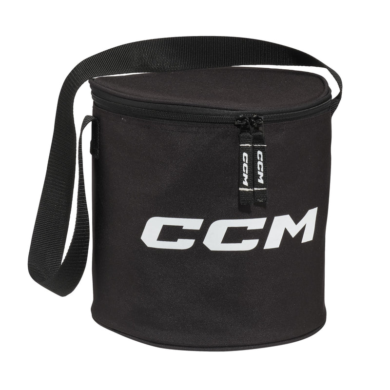 CCM Hockey Puck Bag, Black, 10-in C1