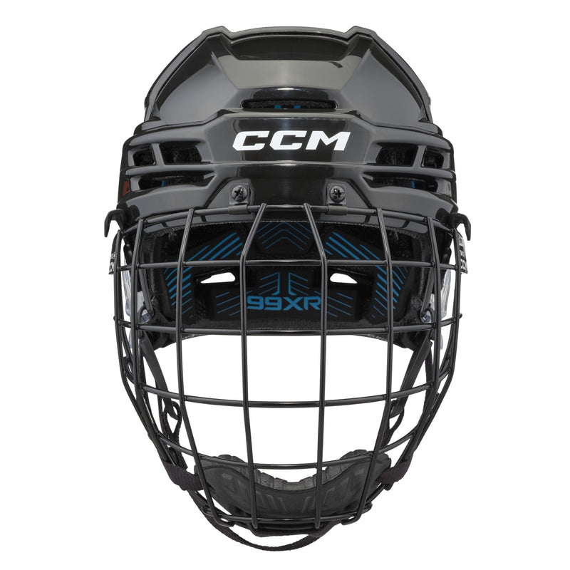 CCM Tacks 99XR Hockey Helmet Combo, Junior/Senior, Black, Various Sizes T2