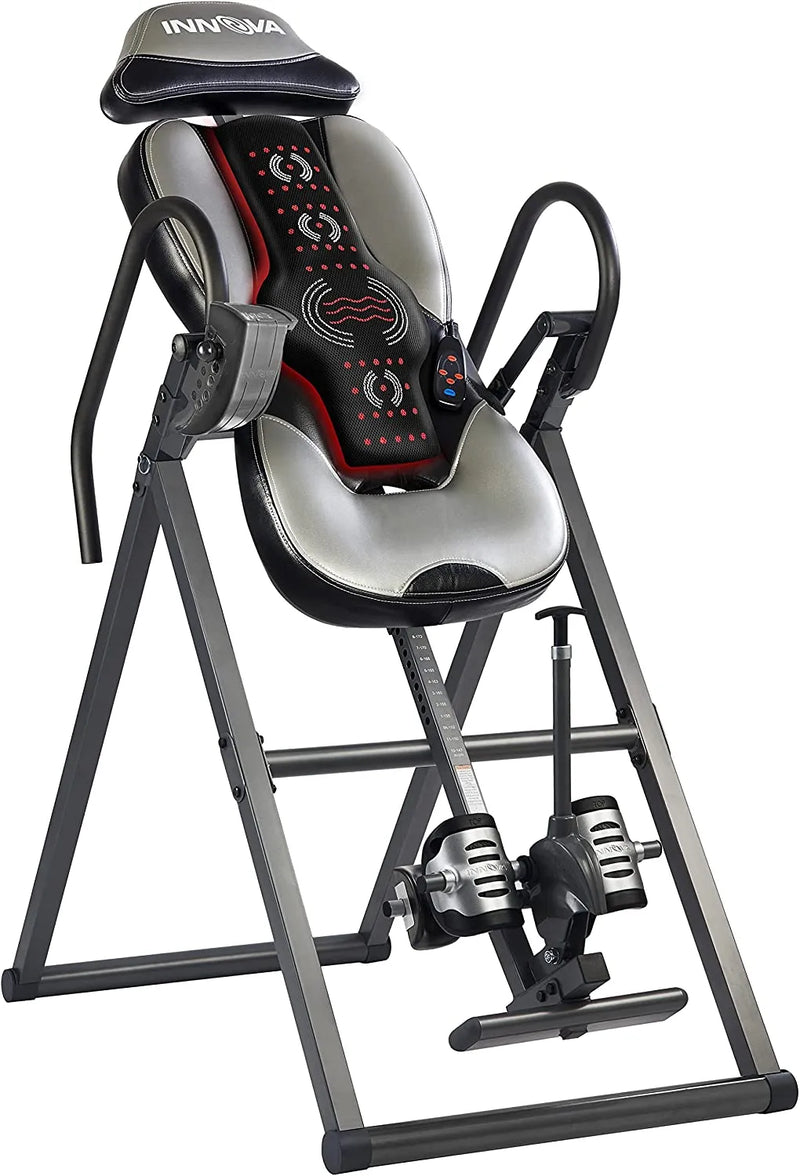 INNOVA HEALTH AND FITNESS ITM5900 Advanced Heat and Massage Inversion Table sgtnighsdesigns B7