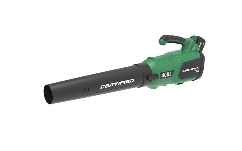 Certified 20V Cordless Battery-Powered Lawn & Garden Leaf Blower K0