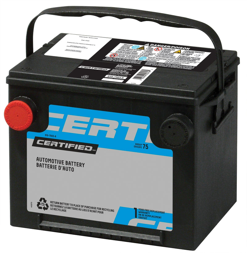 Certified Group Size 24F Battery, 585 CCA X9