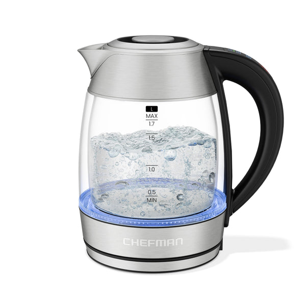 Chefman Custom-Temp 1.5L Digital Double Glass Kettle U7