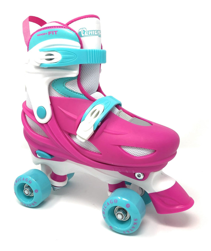 Chicago Skates Kids' Adjustable Roller Skates, Pink V4