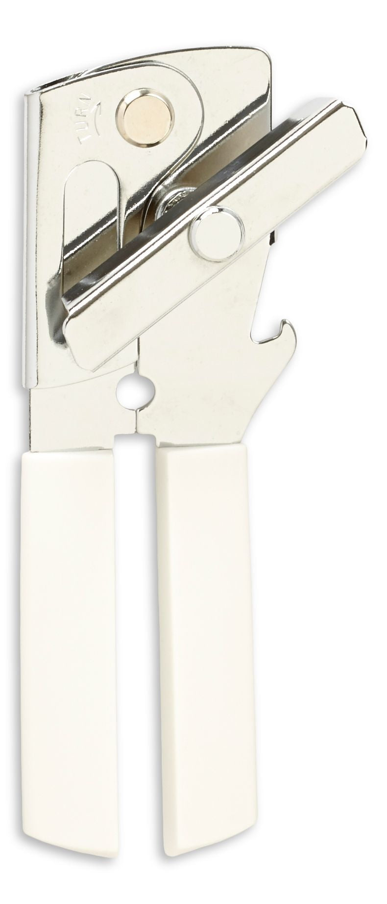 Chrome Can Opener, Large, White D1