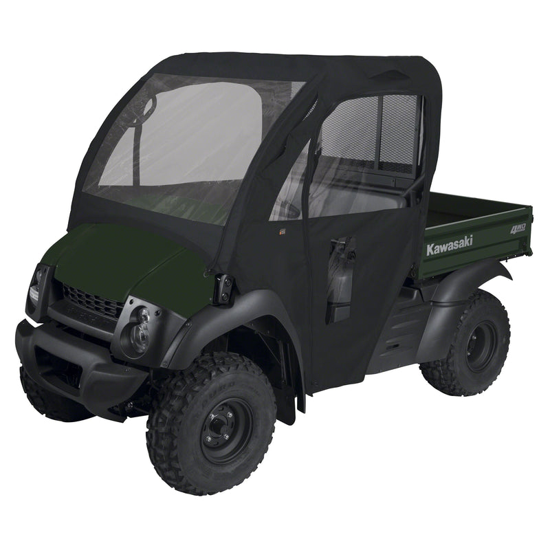 Classic Accessories QuadGear UTV Cab Enclosure, Fits Kawasaki Mule 600 & 610, Black T3