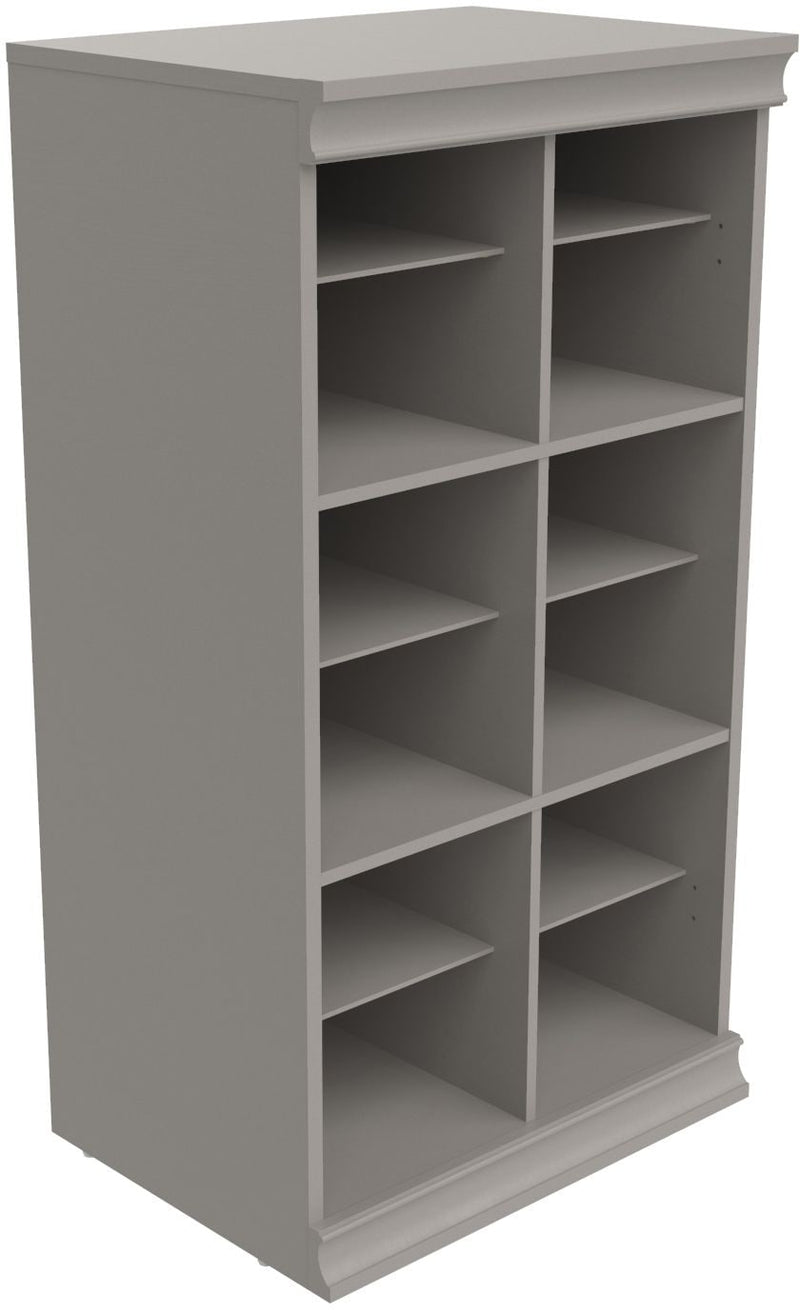 ClosetMaid Modular Adjustable Divided Storage Shelves/Unit, Taupe R3