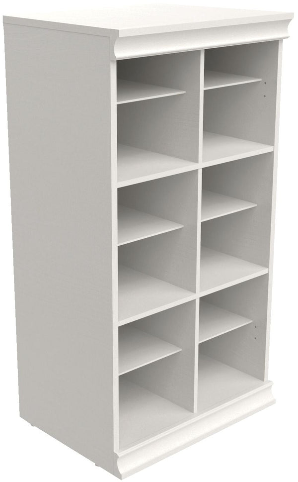 ClosetMaid Modular Adjustable Divided Storage Shelves/Unit, White I6