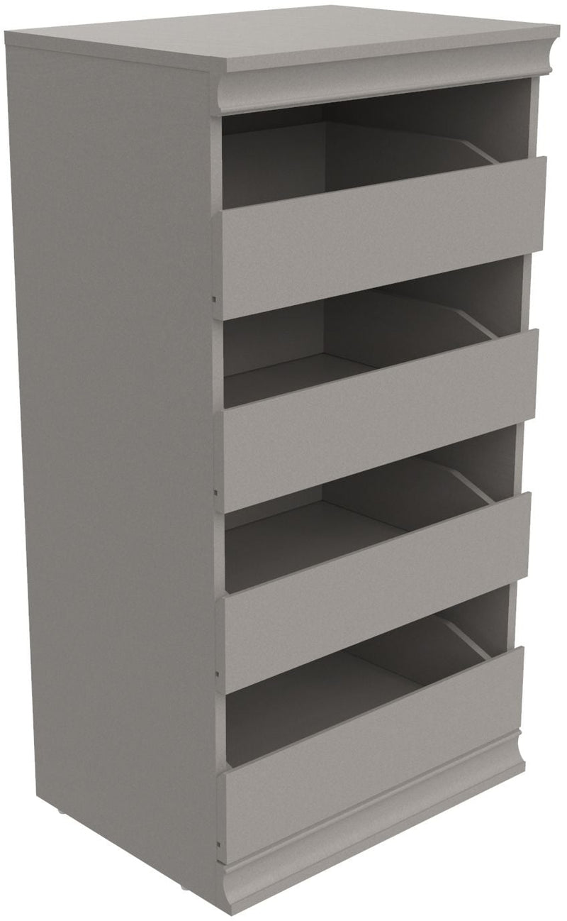 ClosetMaid Modular Stackable 4-Drawer Closet Storage Unit, Taupe E4