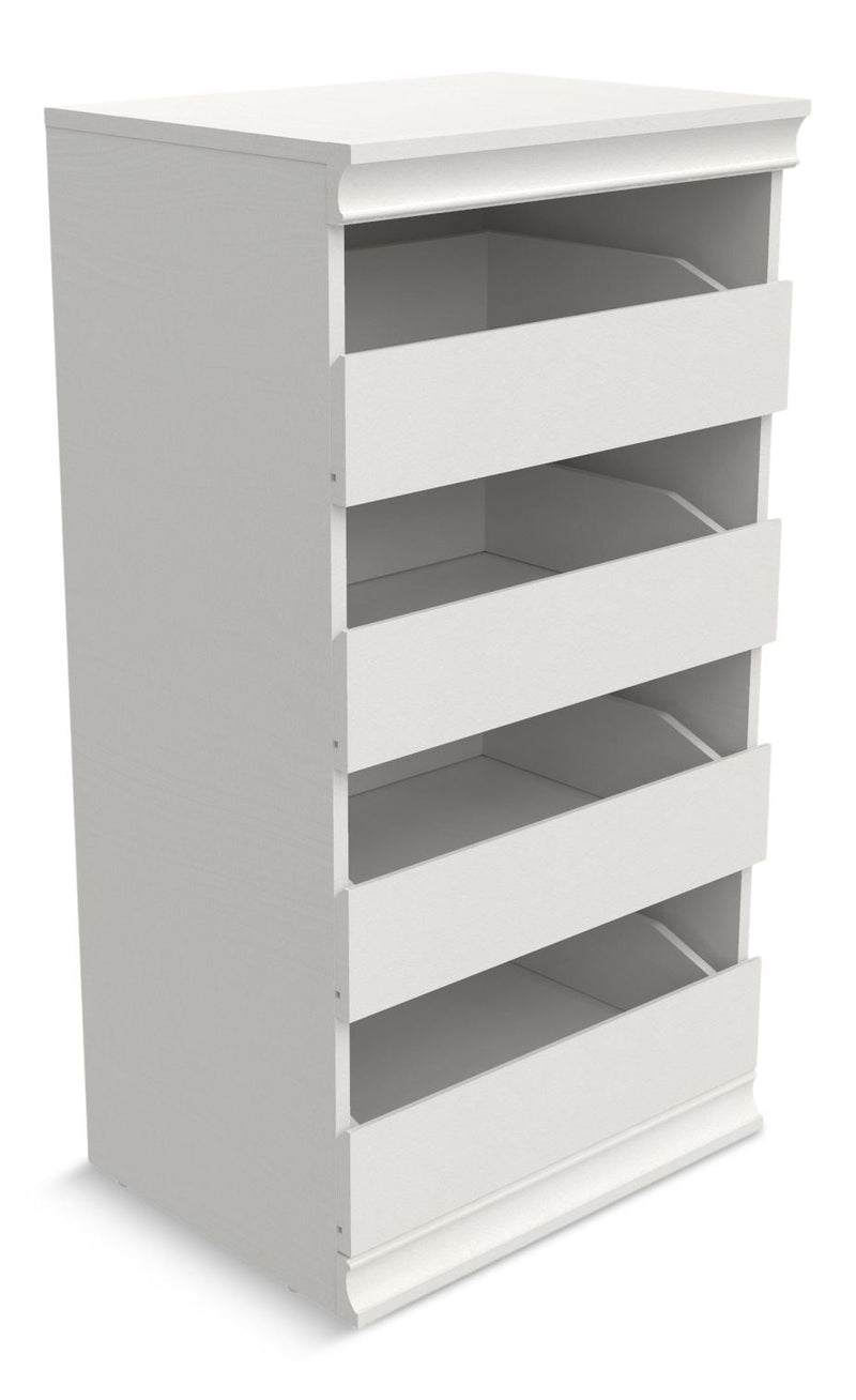 ClosetMaid Modular Stackable 4-Drawer Storage Unit, White M1