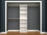 ClosetMaid Modular Stackable Closet Storage Shelf Unit, White