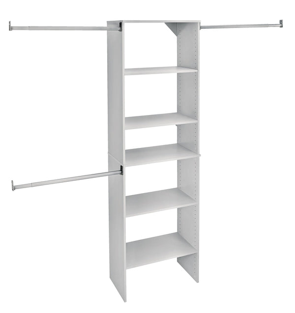 ClosetMaid Suite Symphony Starter Tower Kit, White, 25-in A6