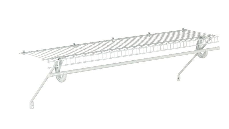 ClosetMaid Superslide Wall Shelf Kit with Installation Hardware, 4-ft x 12-in W1