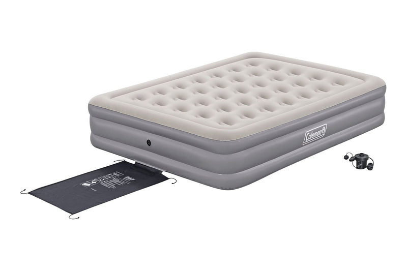 Coleman SupportRest Plus Double High Queen Airbed with Pump, 78x60x15-in V7