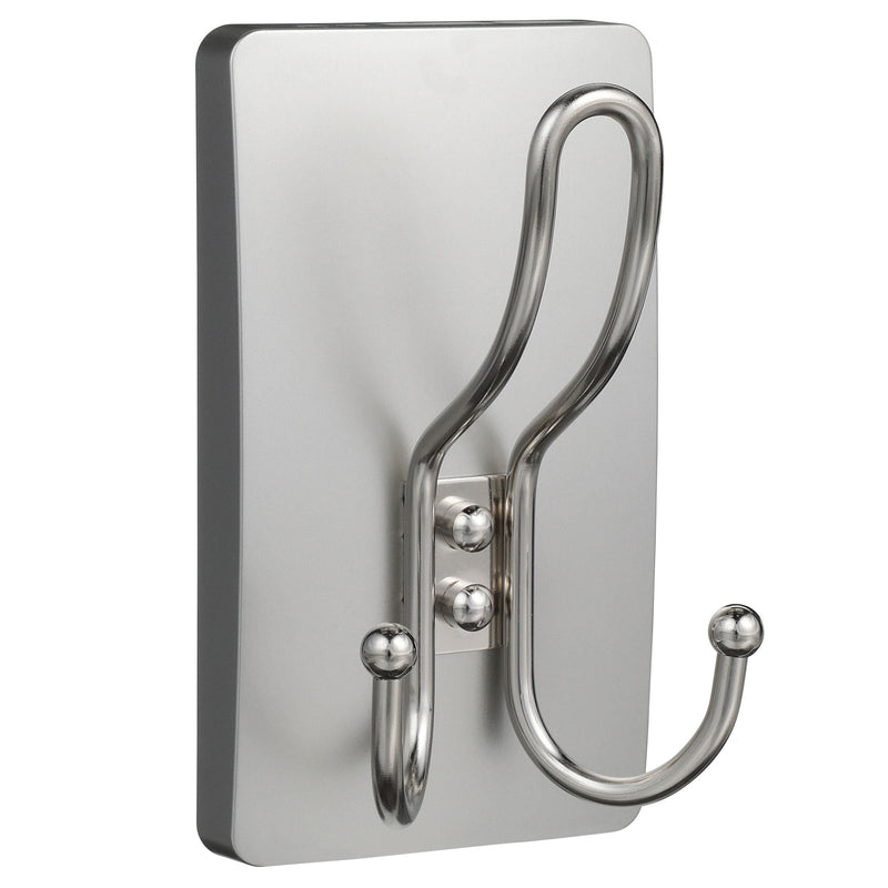 Command 10-lb X-Large Satin Nickel Damage Free Triple Hook W7