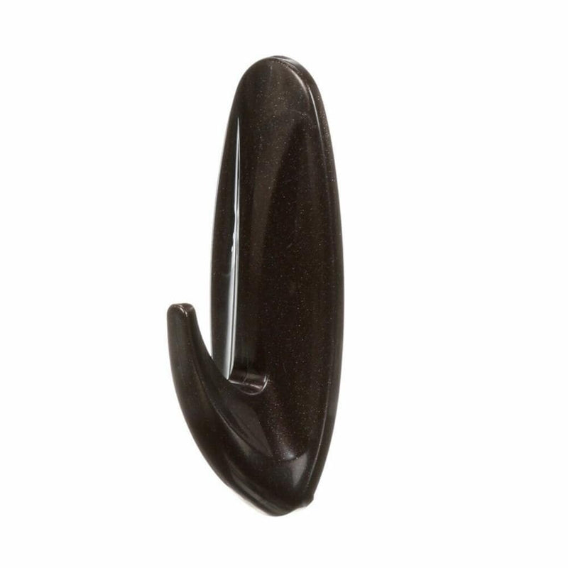 Command Graphite Outdoor Large Hook with All Weather Foam Strips, 5 lb Capacity V0