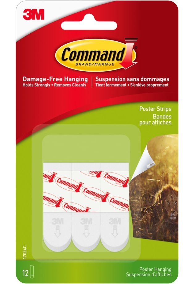 Command Removable Hook with Adhesive Strips, Damage Free Hanging, Reusable, Re-Position R9
