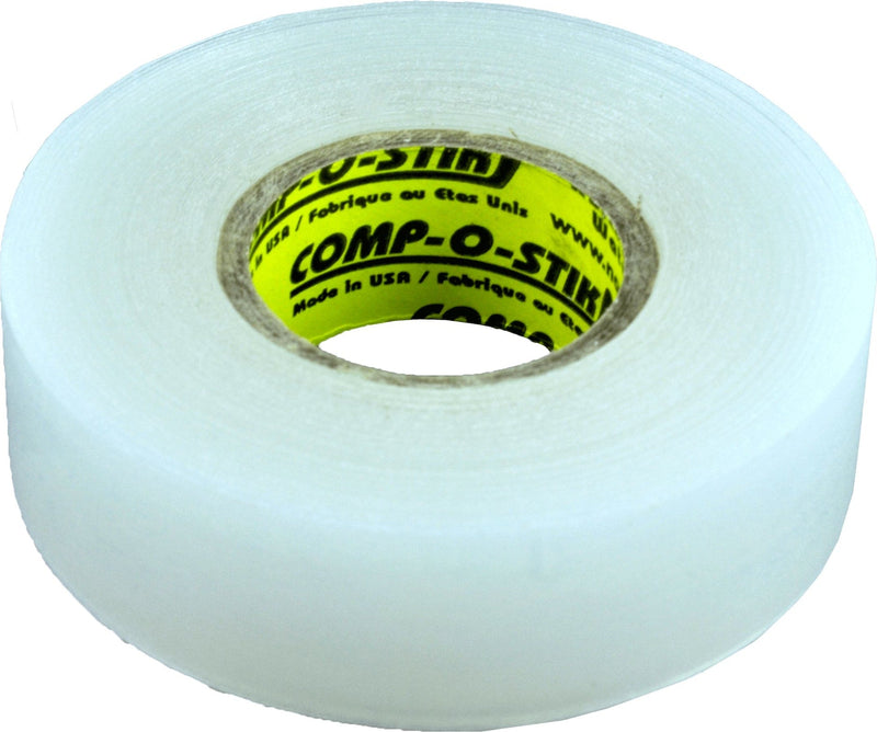 Comp-o-stik Hockey Shin Pad Tape, Clear, 24-mm x 15-m, 3-pk W2