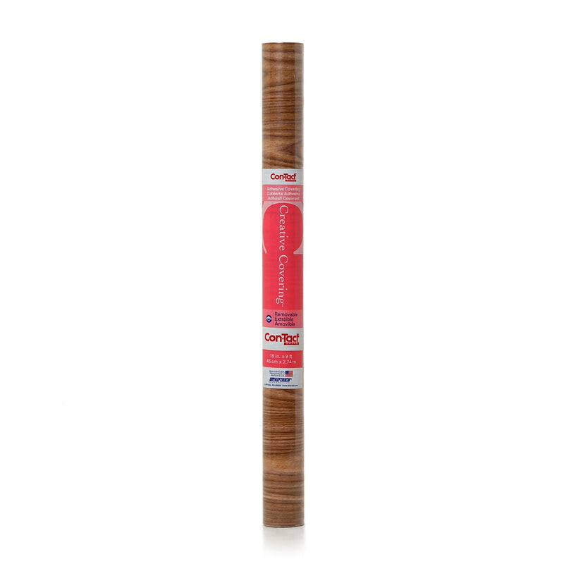Con-Tact Creative Covering Removable Adhesive Shelf/Drawer Liner, Light Oak, 18-in x 9-ft S2