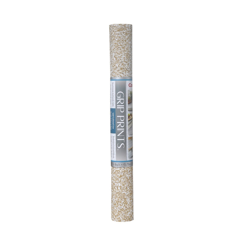 Con-Tact Grip Prints Non-Adhesive Cushioned Shelf/Drawer Liner, Beige Granite, 18-in x 4-ft J2
