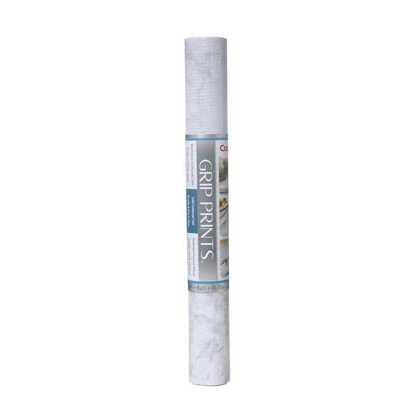 Con-Tact Grip Prints Non-Adhesive Cushioned Shelf/Drawer Liner, Marble, 18-in x 4-ft G4