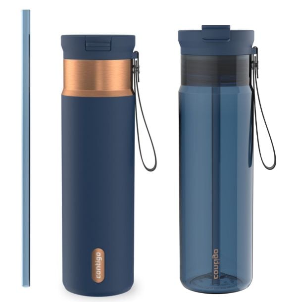 Contigo 24-oz SnapSeal and 28-oz Dual Sip, Abyss W0