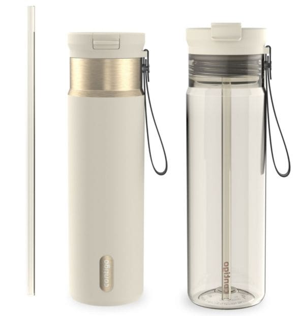 Contigo 24-oz SnapSeal and 28-oz Dual Sip, Oatmilk B0