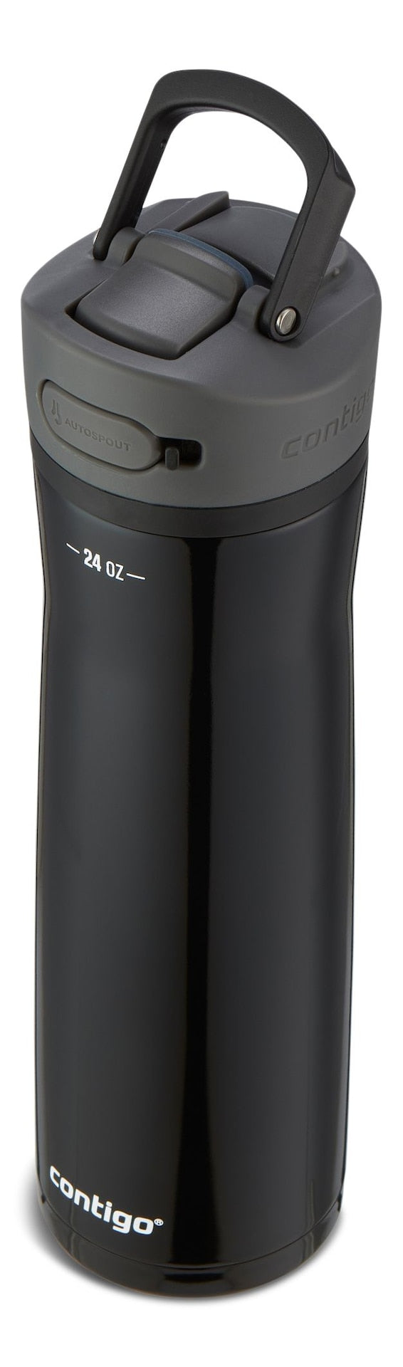 Contigo Ashland Chill 2.0 Insulated Stainless Steel Straw Water Bottle with AUTOSPOUT Lid and Handle, 710-mL U5
