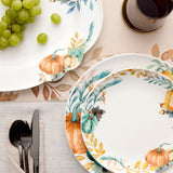 Core Home Lightweight Stoneware Harvest Dinnerware Set, Serves 4, 12-pc