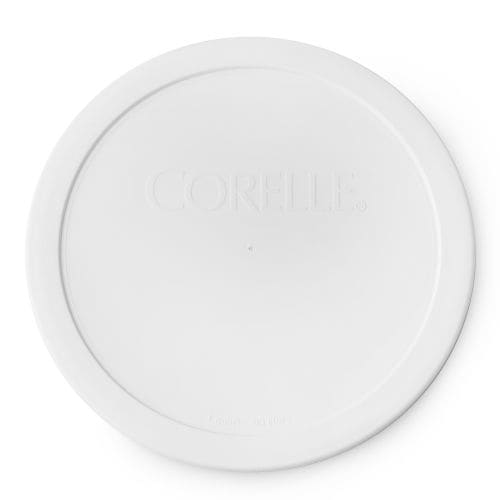 Corelle Plastic Round Bowl Lid Cover, Fits 28-oz, White C0