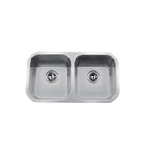 CraftX CXUD771 32-in Stainless Steel UnderMount WDR Sink