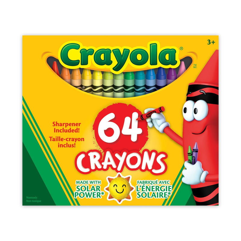 Crayola Crayons, 64 Pieces, Multicolour J8