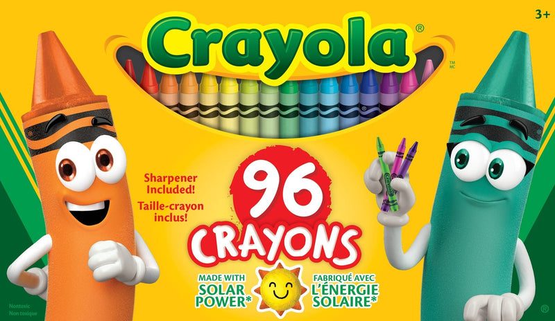 Crayola Crayons, 96 Pieces, Multicolour J5
