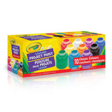 Crayola Washable Project Paint Activity Jar Set, Multi-Colour, 20-oz, 10-pk, Ages 3+