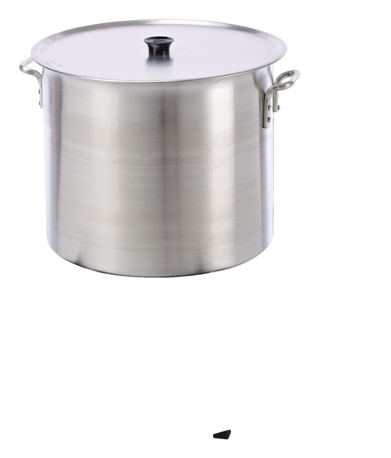 Crown Custom Heavy-Duty Industrial Aluminum Stockpot with Handles, 64-L N0