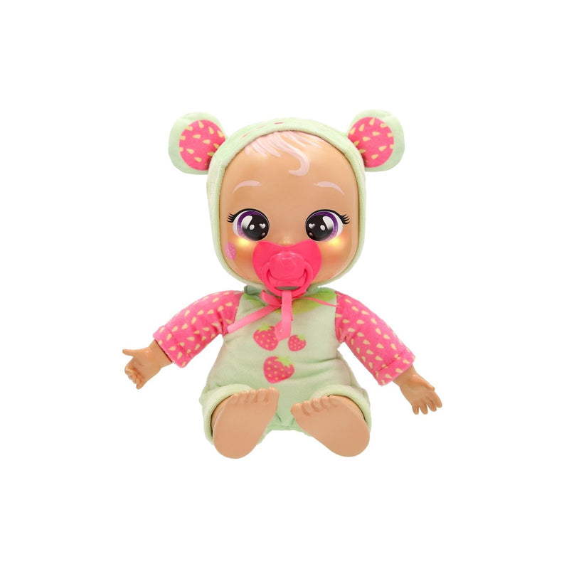Cry Babies MealTime 9-in Julie & Mindy Interactive Feeding Baby Doll for Ages 18m+ A3