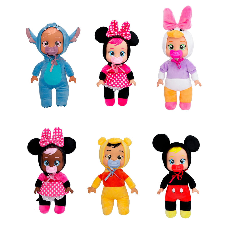 Cry Babies Tiny Cuddles Disney Character Dolls for Ages 18m+, Various Characters U3