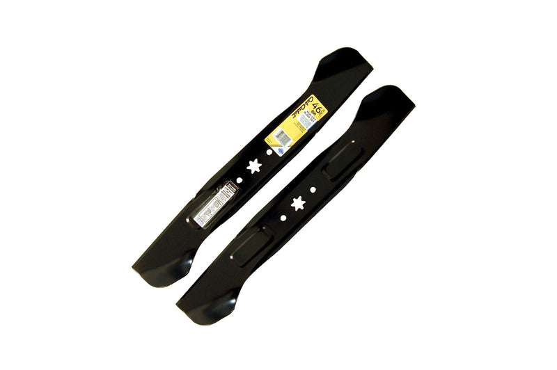 Cub Cadet NX-15 Riding Mower 2-in-1 High-Lift Blade Set, Fits 2015 & After Models, Black, 46-in, 2-pk P4