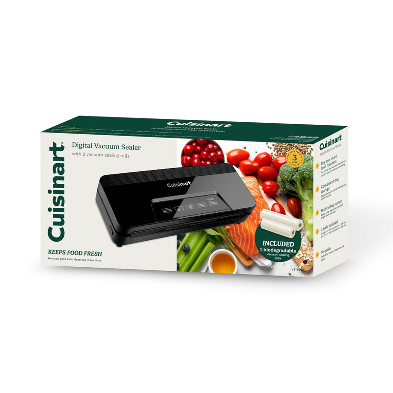 Cuisinart Digital Touch Screen Vacuum Sealer, with 2 Rolls G7