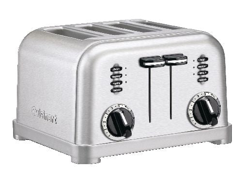 Cuisinart Metal Classic Toaster with 6 Settings, Stainless Steel, 4-Slices T1