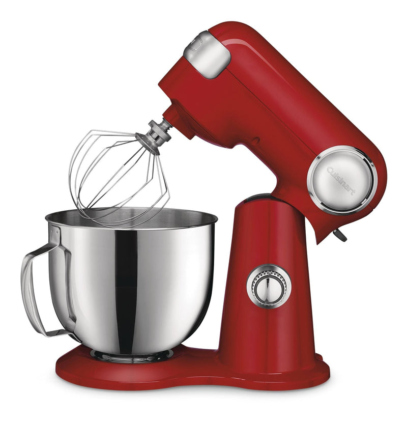 Cuisinart Precision Master Tilt-Head Stand Mixer with 12 Speeds, Red, 5.5qt N2