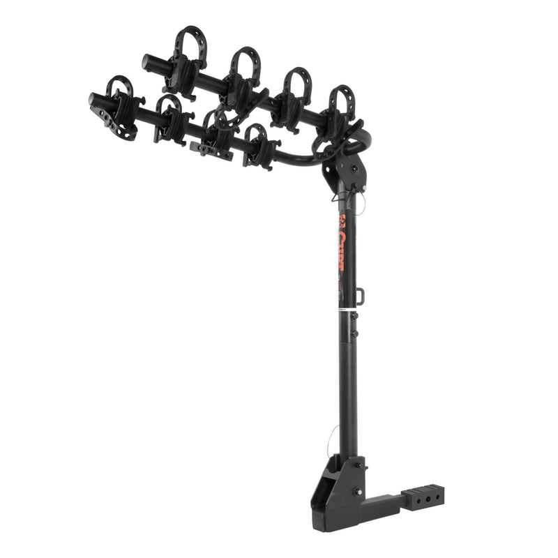 CURT 18030 2-Bike To 4-Bike Two Arm Hitch Mount Bike Rack, Fits 1-1/4, 2-in Receiver, Black G5
