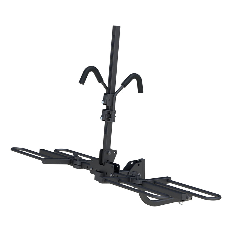 CURT 18085 2-Bike Tray-Style Hitch Mount Bike Rack, Fits 1-1/4, 2-in Receiver, Black D8
